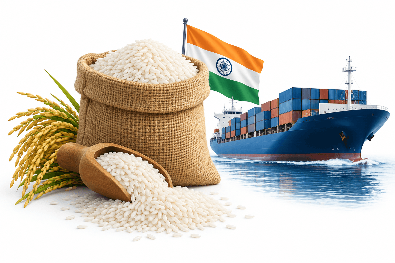 Les exportations de riz de l’Inde progressent de 13 % au premier semestre de l’exercice