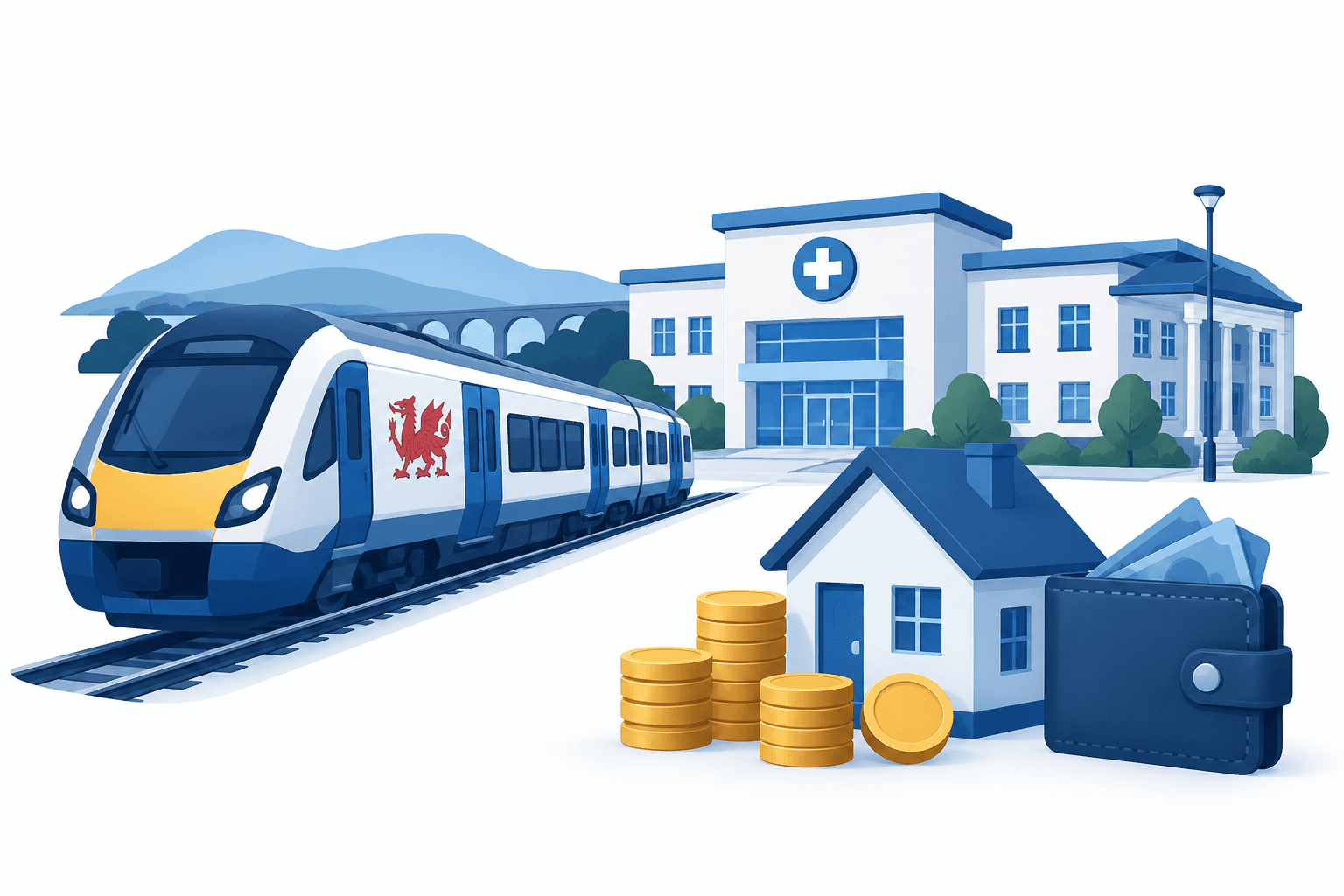 Wales’ budget: Plaid søger finansiering til jernbaner og offentlige tjenester
