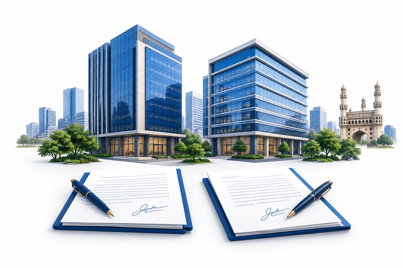 Locação de escritórios em Hyderabad aumenta com contratos da Wise e da DE Shaw