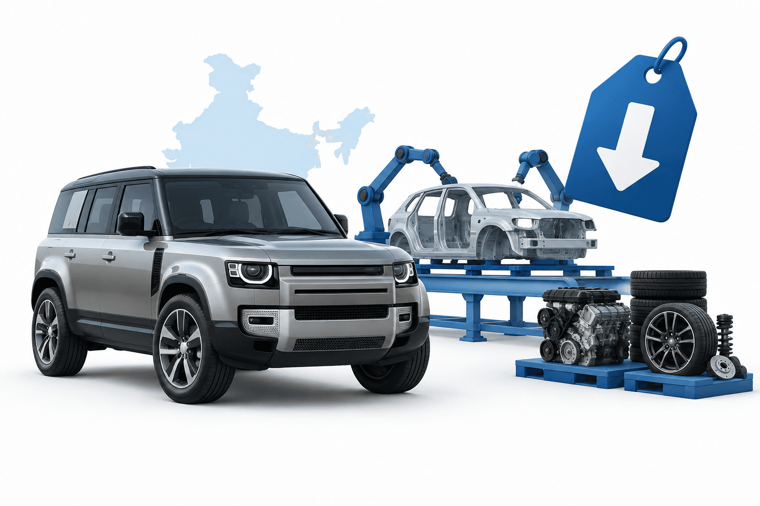 JLR India kutter Defender-priser for å utfordre BMW