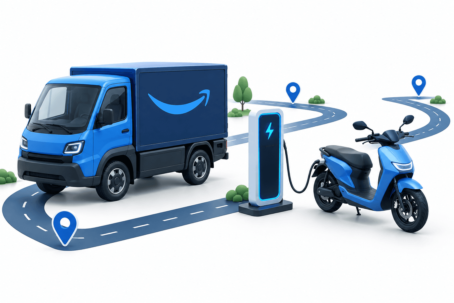 Amazon India udvider sin elbilflåde med sigte på et større leveringsnetværk